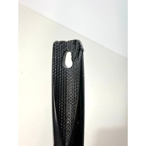 Vintage Ekco USA 2 Prong Carving Meat Fork Chromium Plate Black Handle 11.5" - Picture 4 of 6